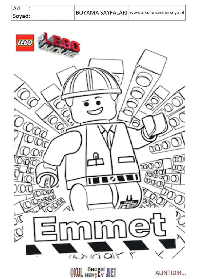 lego-büyük-macera boyama sayfaları